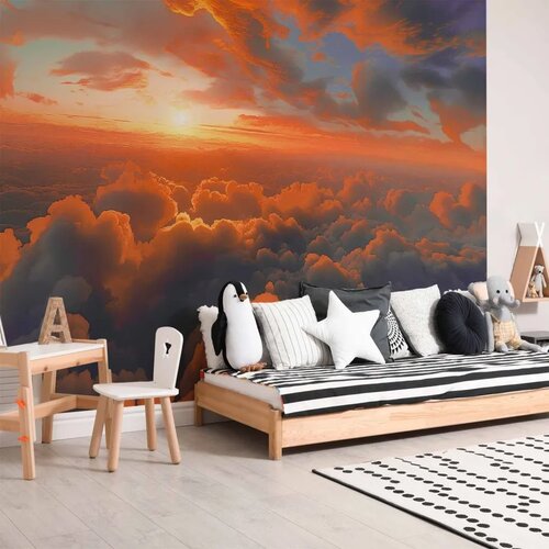  Foto tapeta - When Dawn Tickles the Clouds: A Spectacle of Colors on the Morning Sky 300x210 Slike