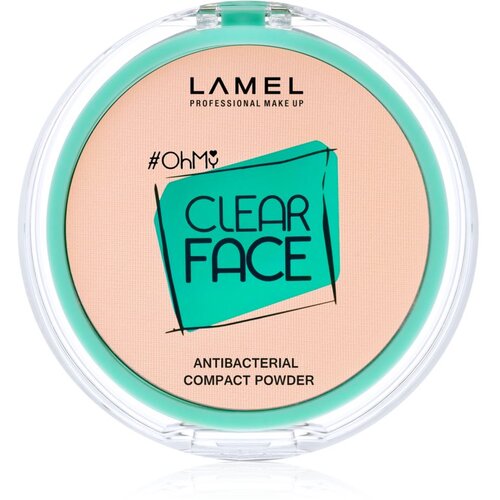 LAMEL OhMy Clear Face kompaktni puder s antibakterijskim sastavom nijansa 403 Rosy beige 6 g Cijene