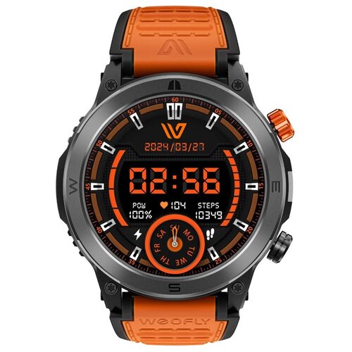 WEOFLY Conquer Smartwatch - Multifunction Watch Bluetooth 5.3 Orange Cijene