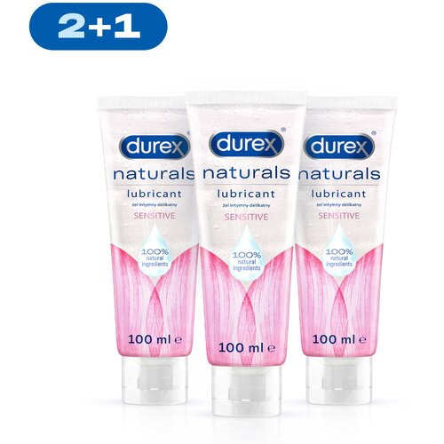 Durex Naturals Sensitive Intimate Gel 3x100ml Slike