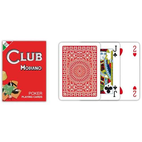 Modiano Karte Club Red Cene