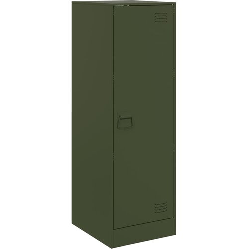 Maison Chic Komoda - Predalnik olivno zelena 34,5x39x107 cm jeklo, (21715559) Slike