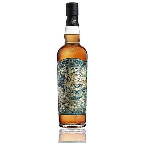 Compass Box ART&DECADENCE Blended Scotch Whisky 49% 0.7L viski Slike