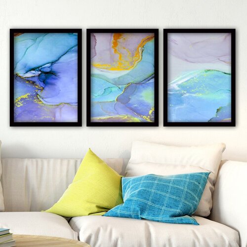 Wallity Set uramljenih slika 3SC58, 3 Dela Cene