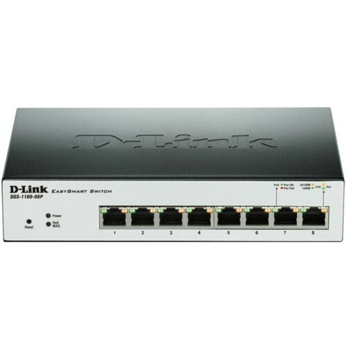 D-link switch web upravljivi PoE, DGS-1100-08PV2 Slike