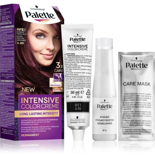 Schwarzkopf Palette Intensive Color Creme permanentna barva za lase odtenek 4-89 RFE3 Intensive Aubergine Cene