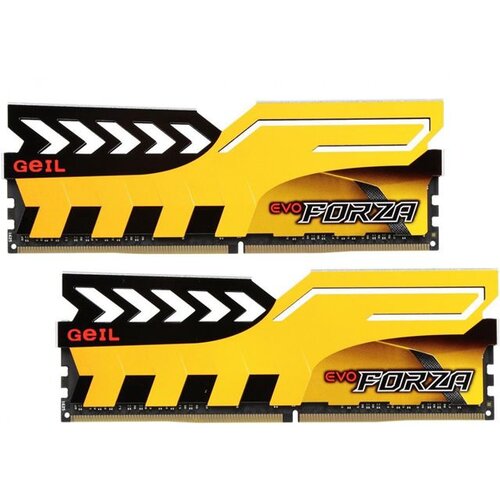 Geil DIMM DDR4 2X4GB 2400MHZ EVO FORZA CL16, GFY48GB2400C16DC ram memorija Slike