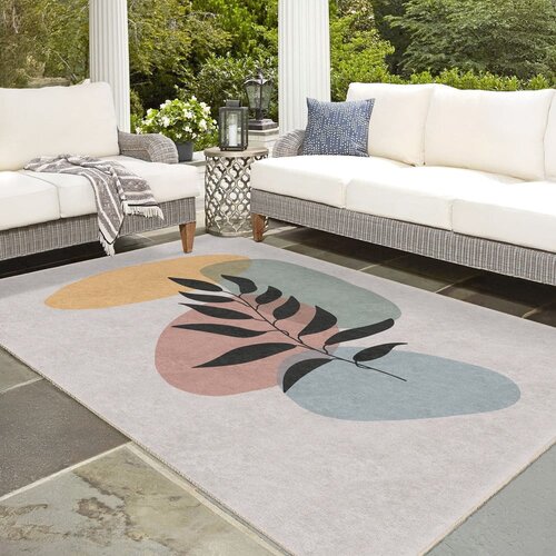Mila Home kremno bel pralen tekač 80x200 cm illustrated autumn &amp;ndash; Slike
