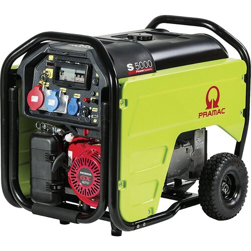 Pramac Agregat, S 5000 AVR, bencin, Honda GX270, 230/400 V, 3,1 / 4,3 kW Cene