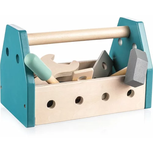 Zopa Wooden Tool Box set orodja Blue 14 kos