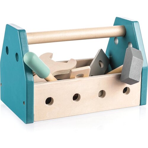Zopa Wooden Tool Box set pribora Blue 14 kom Cijene