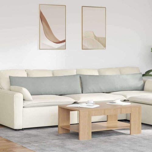vidaXL jastučići za sofu 2 pcs svijetlo siva 145 x 40 cm Cene