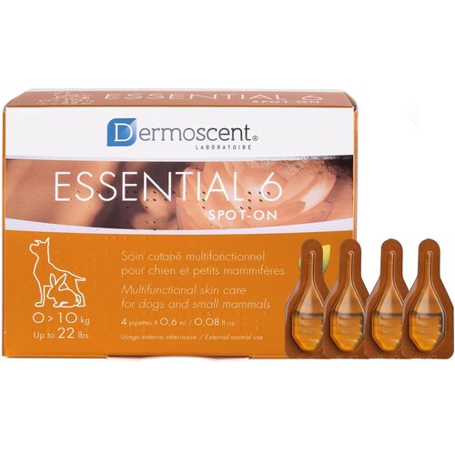 Dermoscent Essential 6 spot-on za pse do 10 kg, 4 &times; 0,6 ml Cene