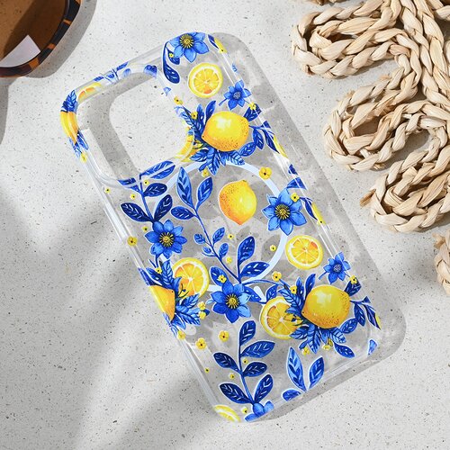  Maska za iPhone 16 Pro 6.3 Mediteran Lemon Print Magsafe Cene