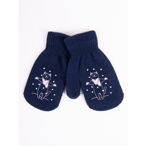 Yoclub Kids's Gloves RED-0116G-AA1A-001 Navy Blue Cene