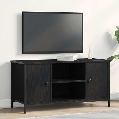 TV ormar Crni hrast 100 x 40 x 50 cm Konstruirano drvo Cene