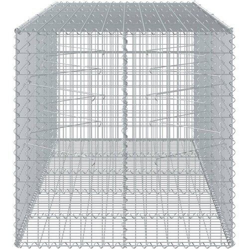  Gabionska ko&amp;scaron;ara s poklopcem 250x100x100 cm pocinčano željezo Slike