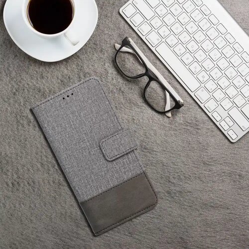 Oem GOMMA Book preklopna futrola za Xiaomi Redmi NOTE 14 PRO 5G / Redmi NOTE 14 PRO PLUS 5G siva Slike