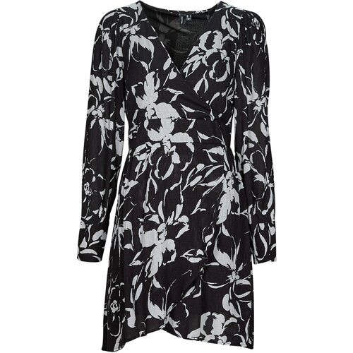 Vero Moda VMPOLLIANA LS SHORT DRESS WVN Crna Cijene