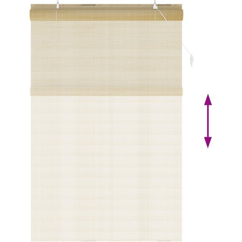Rolo zavjesa Prirodna 160 x 220 cm Bambus Slike