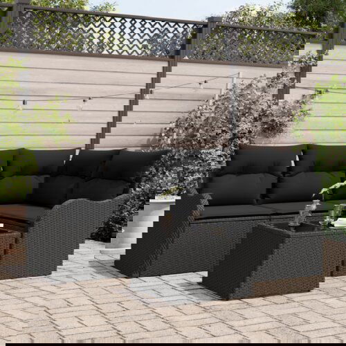  Set od 5 komada kauča za vrt s jastučićima bež poli ratan Cijene