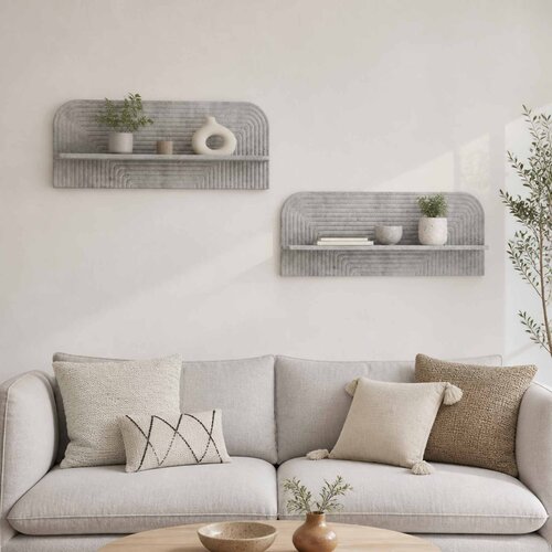  Zidna polica 2 kom. 80.5 x 13.5 x 37.5 cm Slike