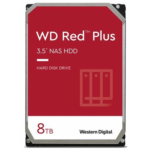 Western Digital 8TB Red plus WD80EFPX hard disk Slike