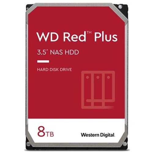 Western Digital NAS WD Red Plus 8TB CMR 3.5” 256MB 5640 RPM SATA TBW: 180 Cijene