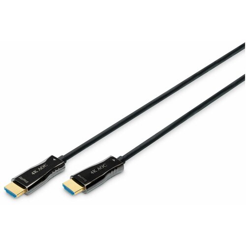 Digitus Glasfaser / HDMI video priključni kabel [1x mu&scaron;ki konektor HDMI - 1x mu&scaron;ki konektor HDMI] 30.00 m crna Cijene