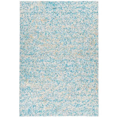 Kayoom RAVNO TKANA PREPROGA Finish 125 T&uuml;rkis / Gold 80/150 cm turkizna, zlate barve Cene