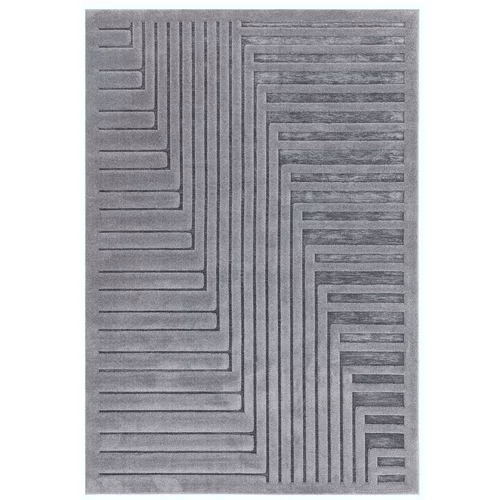 Asiatic Carpets Antracitno siva preproga 200x290 cm Valley –