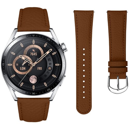 INF kompatibilen z samsung S3 in huawei gt serija 22MM usnjen pas z litchi vzorec brown, (5000079777) Cene