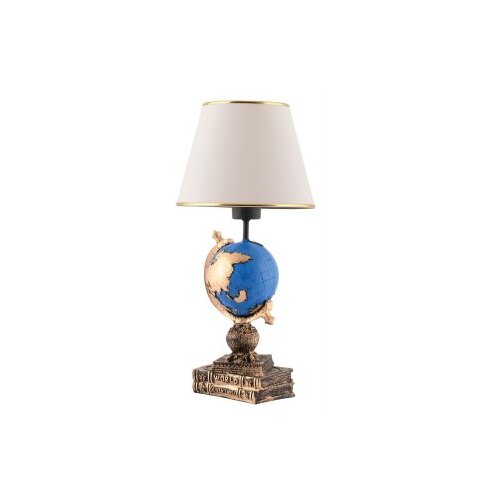 Opviq stona lampa world white blue Slike