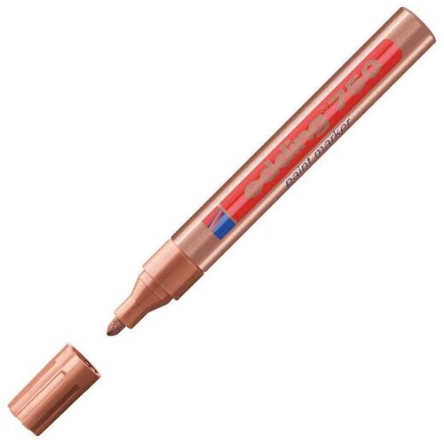 Edding marker z lakom EDE750055 E-750, 2-4 mm, bakren 10 KOS Cene