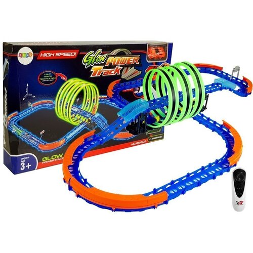  Racing Track Glowing in the Dark with Loops and Remote-Controlled Car Cijene