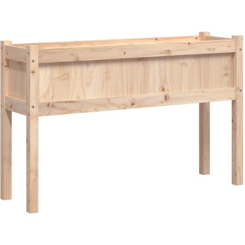 Maison Chic Vrtno cvetlično korito - Cvetlični Lonec z nogami 110x31x70 cm trdna borovina, (21790470) Cene
