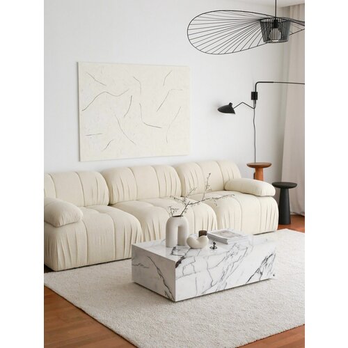 Atelier Del Sofa soli 3 seater - white white 3-Seat sofa Slike