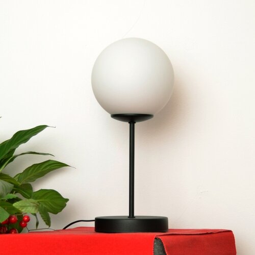  Stona lampa MOON 1xE27/15W/230V crna Slike