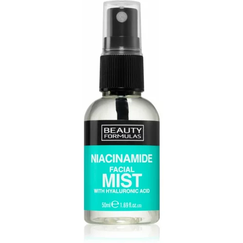Beauty Formulas Niacinamide magla za lice s hranjivim učinkom 50 ml