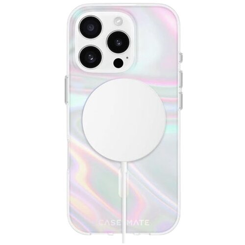 CASE-MATE Ohi&amp;scaron;je za Apple iPhone 16 Pro MagSafe Model Soap Bubble Iridescent, Večbarvno, (5000065604) Slike