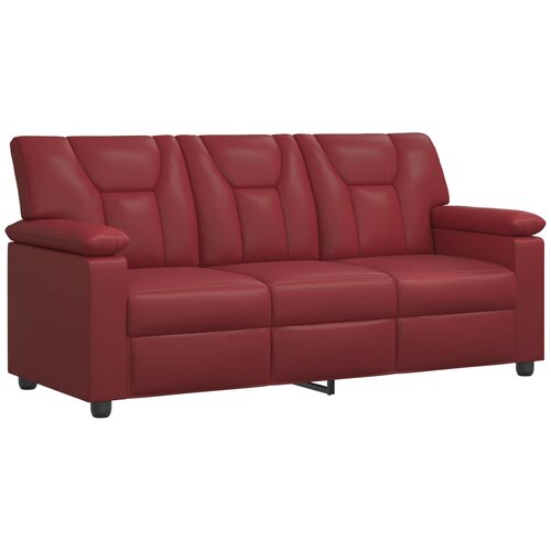  Set sofe 2 pcs Vinska crvena Umjetna koža Slike