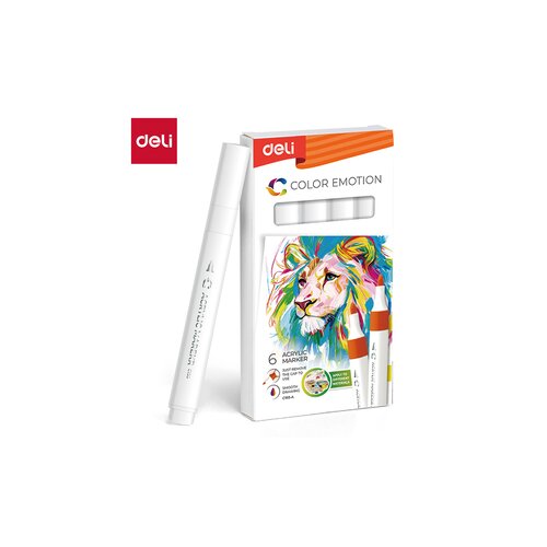 Deli MARKER AKRILNI BELI 43 COLOR EMOTION EC193A-White Cene