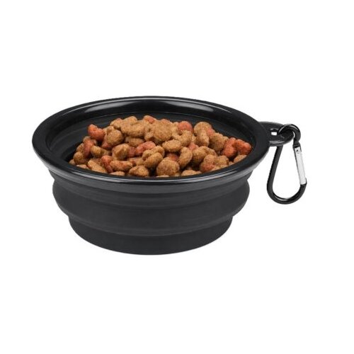 Pet_Treatment Sklopiva činija za pse crna 350 ml Slike