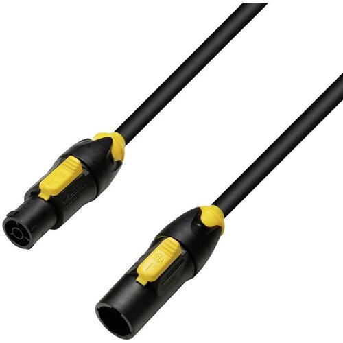 Adam Hall 8101 TCONL 0500 IP65 tok priključni kabel [1x ženski konektor powercon - 1x powercon mo&scaron;ki konektor] 5.00 m črna\, rumena, (20434710) Cene
