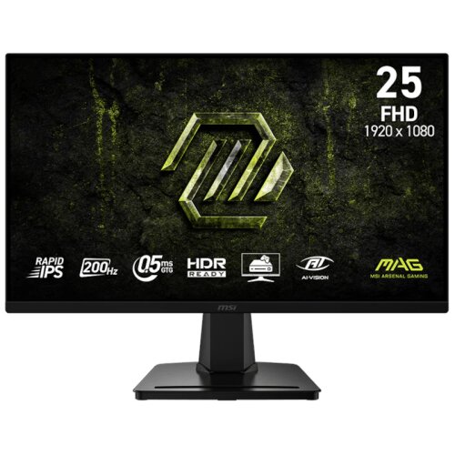 MSI Zaslon MAG 256F E20 / 24,5" (62,2 cm) / 1920 X 1080 / 200 Hz / 0,5 ms Cene