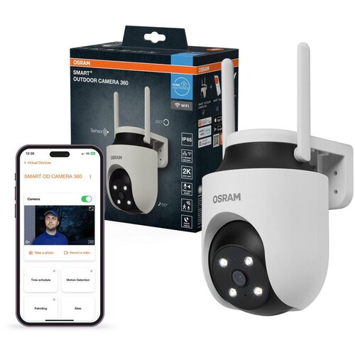 Osram Pametna spolja&scaron;nja 360&deg; kamera sa 2K senzorom SMART+ 230V IP67 Wi-Fi Cene
