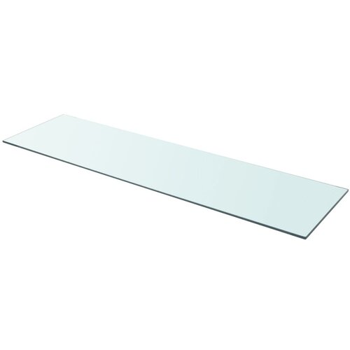 VidaXL Polica Prosojno Steklo 110x30 cm Slike