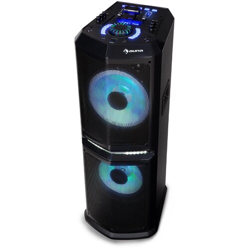 Auna Clubmaster 8000, party audio sustav, do 120 W P.M.P.O, 2 x 10&amp;quot; woofer Slike