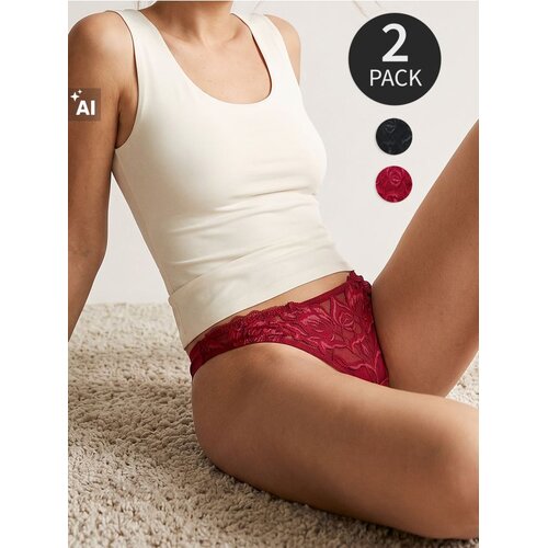 Sinsay String gaćice s čipkom 2 pack Slike