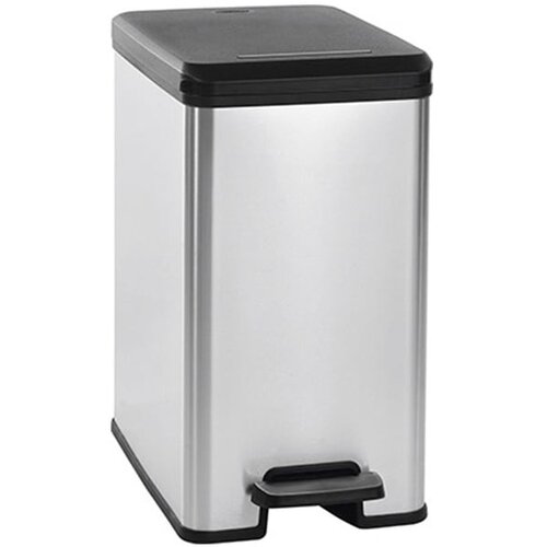 Curver kanta za smeće 25L slim silver cu 02339-582 Slike